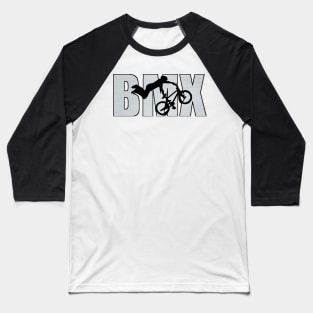 BMX text freestyle Baseball T-Shirt